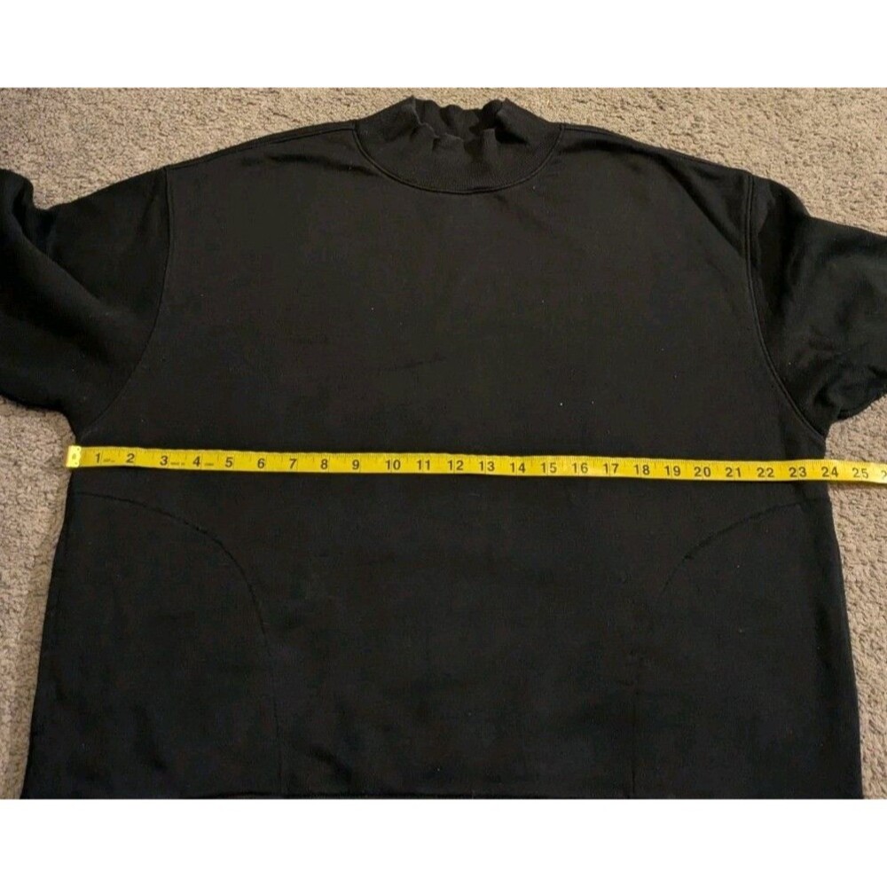 Alo Yoga Refresh Pullover Mock Neck Black Sweatshirt Women's Small - Picture 5 of 7